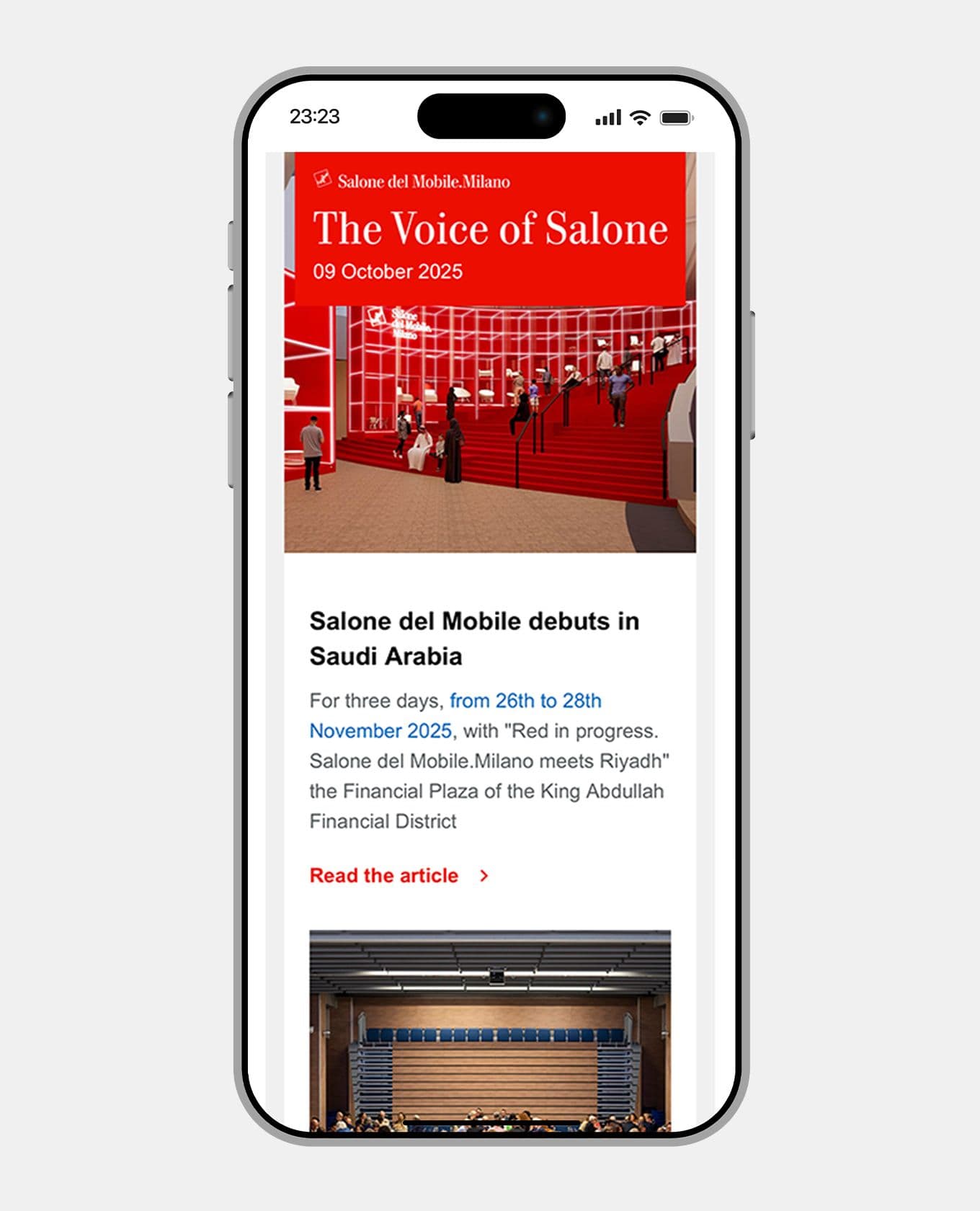 Article in Newsletter