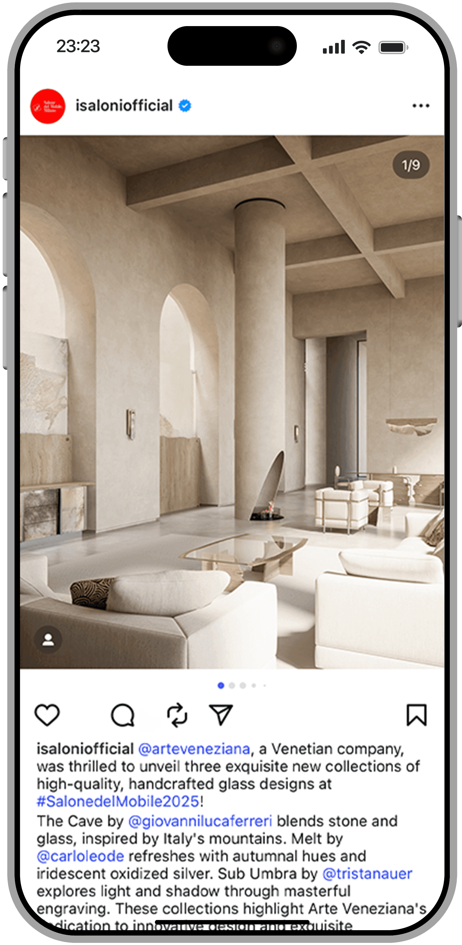 Carosello su Instagram
